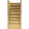 Ekena Millwork 11"W x 11"D x 22"H Wide Landon Rough Cedar Woodgrain TimberThane Corbel, Primed Tan CORUR11X11X22LANRCPR - alternate 2